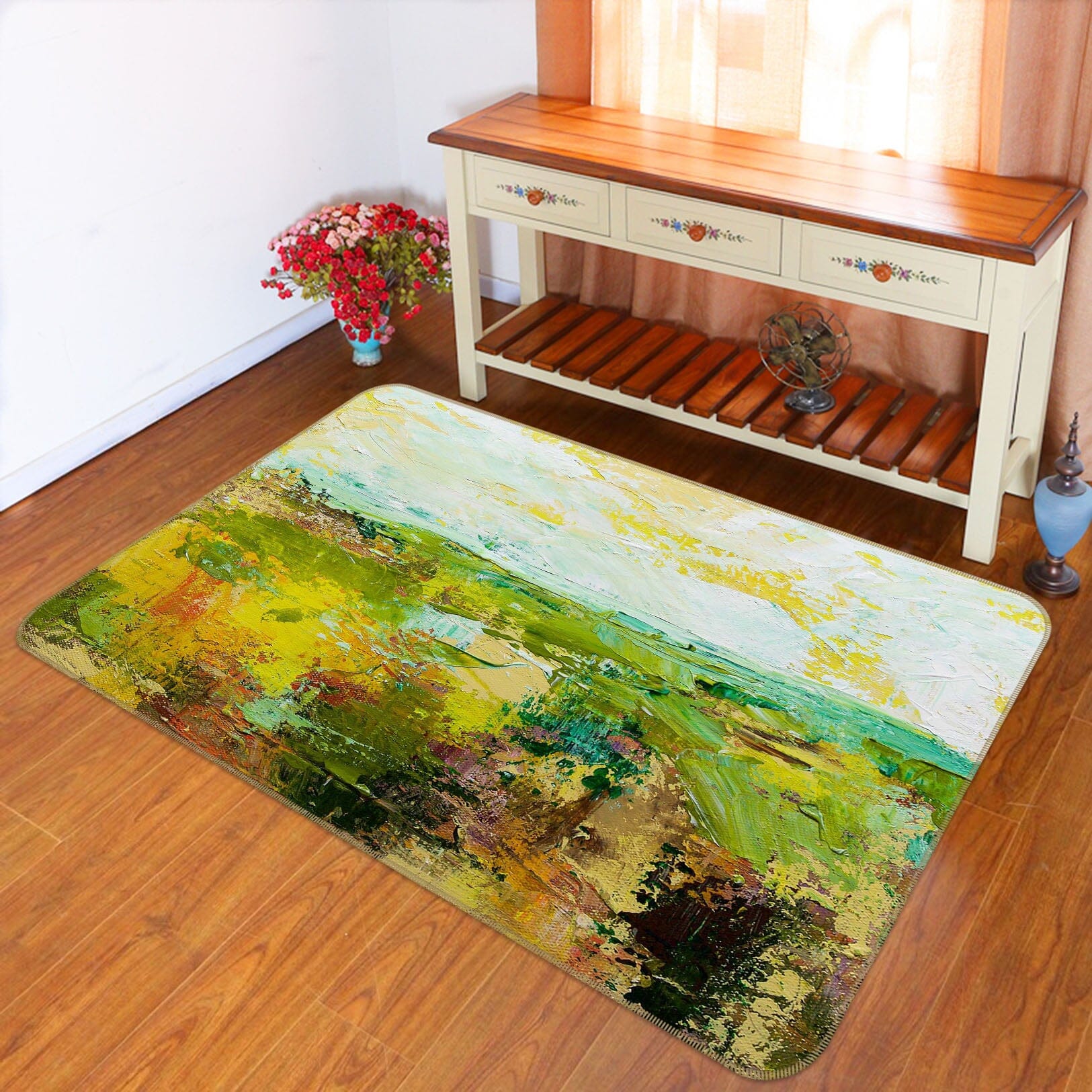 3D Oil Painting Forest 1086 Allan P. Friedlander Rug Non Slip Rug Mat Mat AJ Creativity Home 