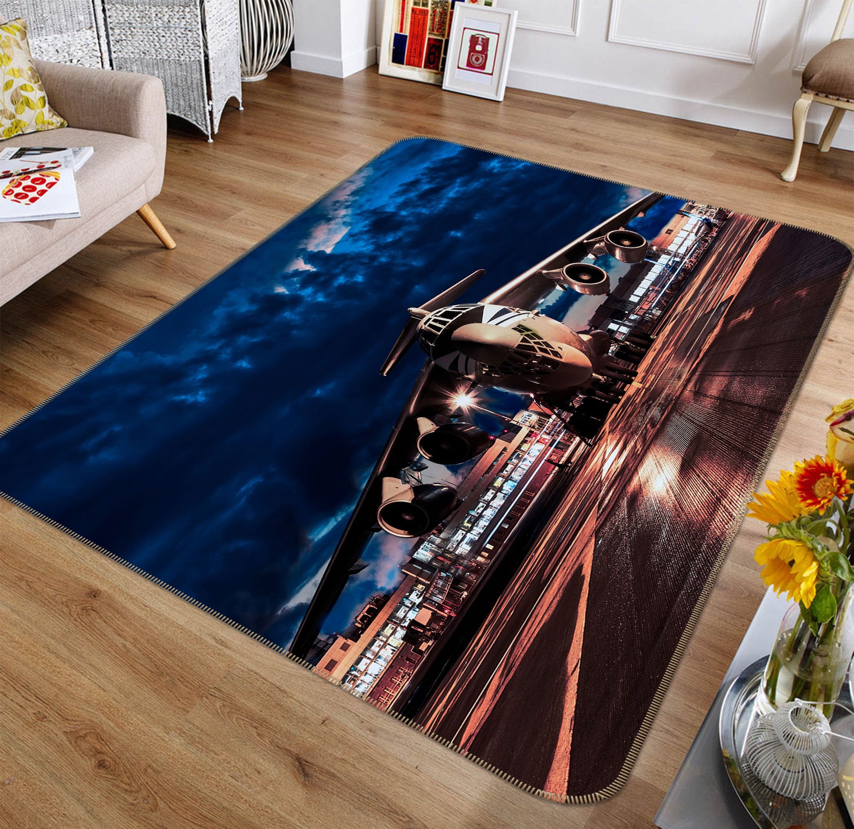 3D Apron Aircraft 68027 Vehicle Non Slip Rug Mat