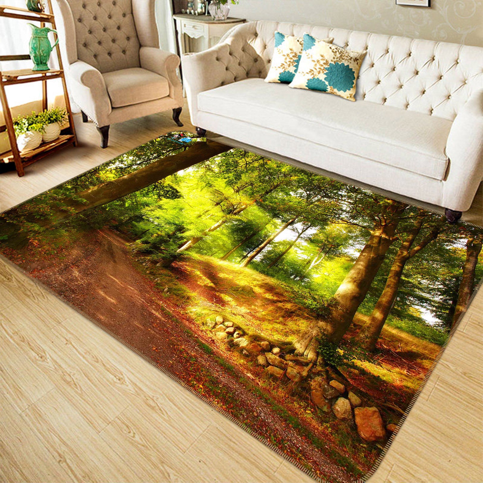 3D Woods Sunshine 66104 Non Slip Rug Mat