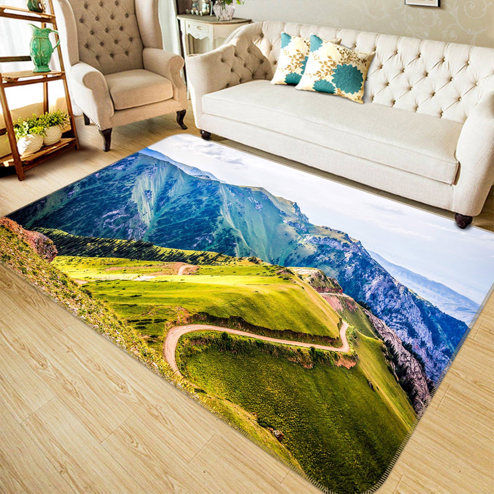 3D Hillside 77165 Non Slip Rug Mat