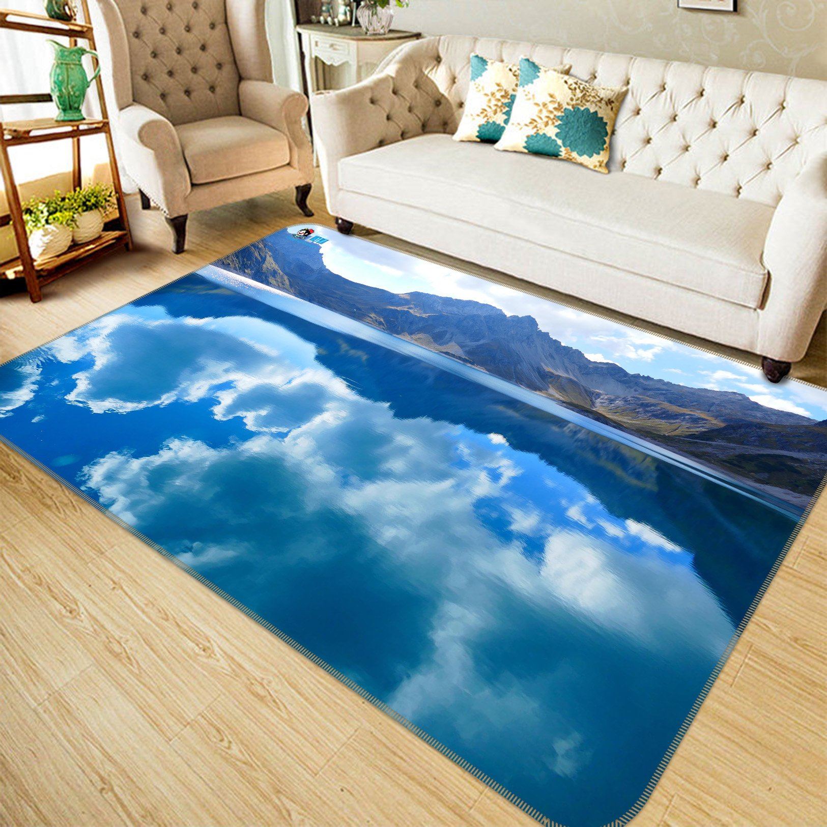 3D Vast Calm Sea 222 Non Slip Rug Mat Mat AJ Creativity Home 