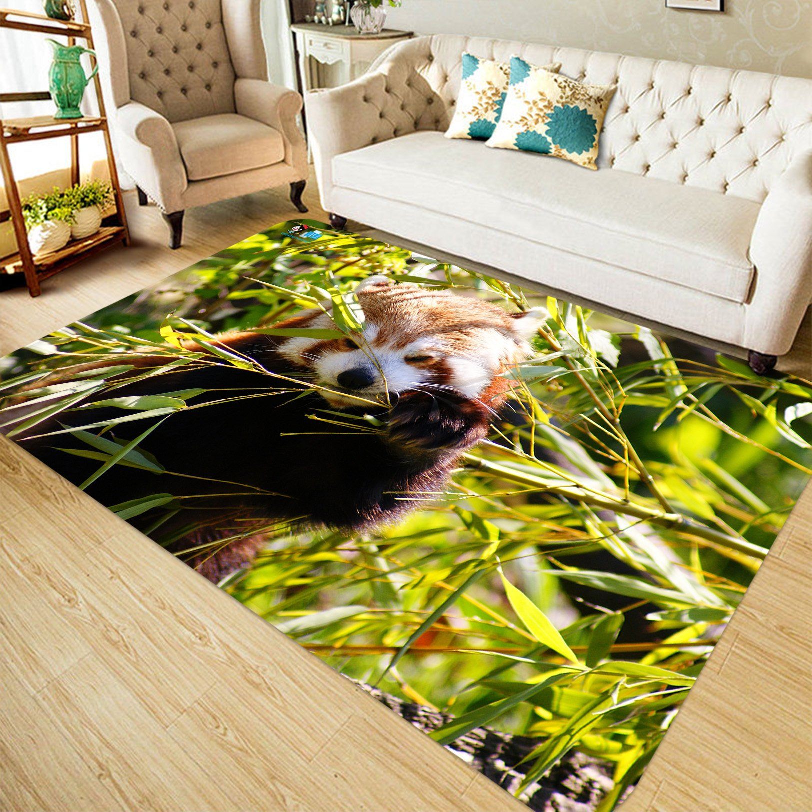 3D Red Panda 2736 Non Slip Rug Mat Mat AJ Creativity Home 