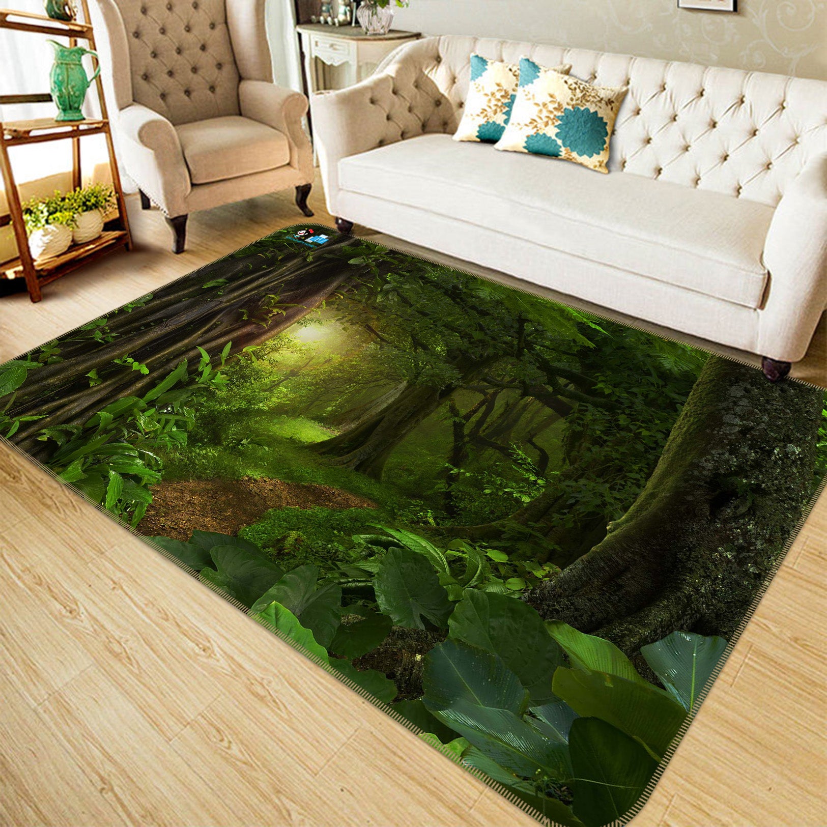 3D Jungle 66040 Non Slip Rug Mat