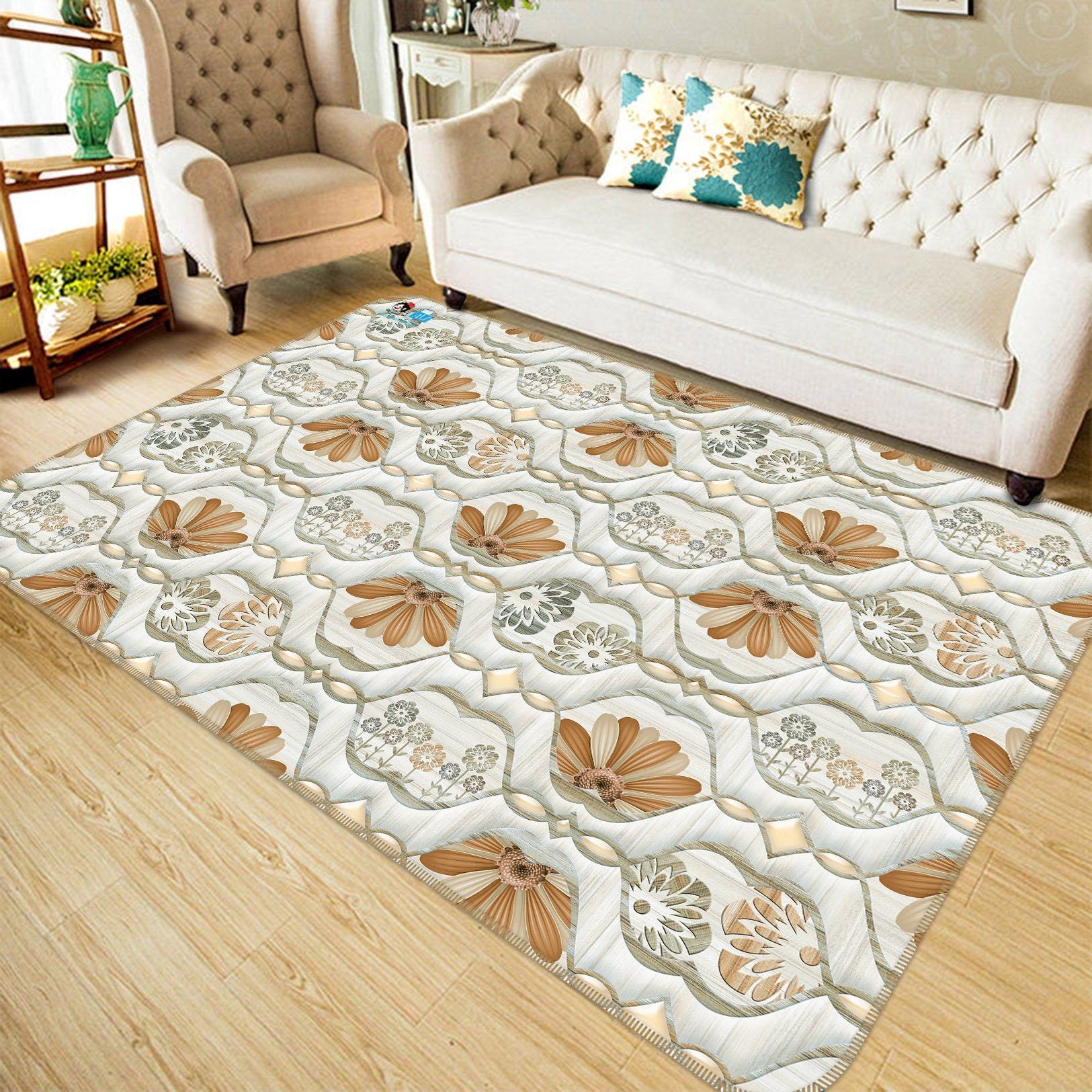 3D Decorative Pattern 261 Non Slip Rug Mat Mat AJ Creativity Home 