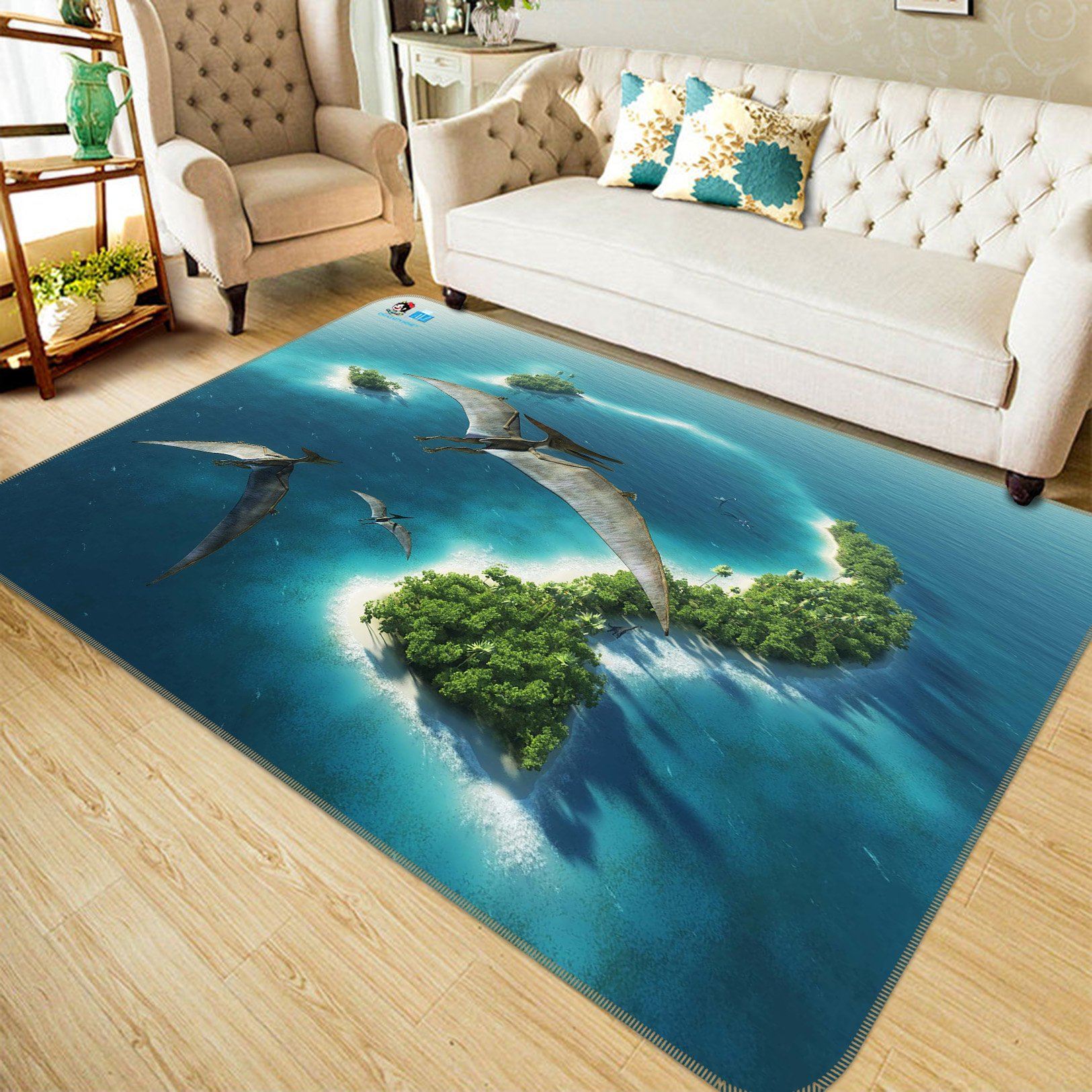 3D Flying Dinosaurs 246 Non Slip Rug Mat Mat AJ Creativity Home 