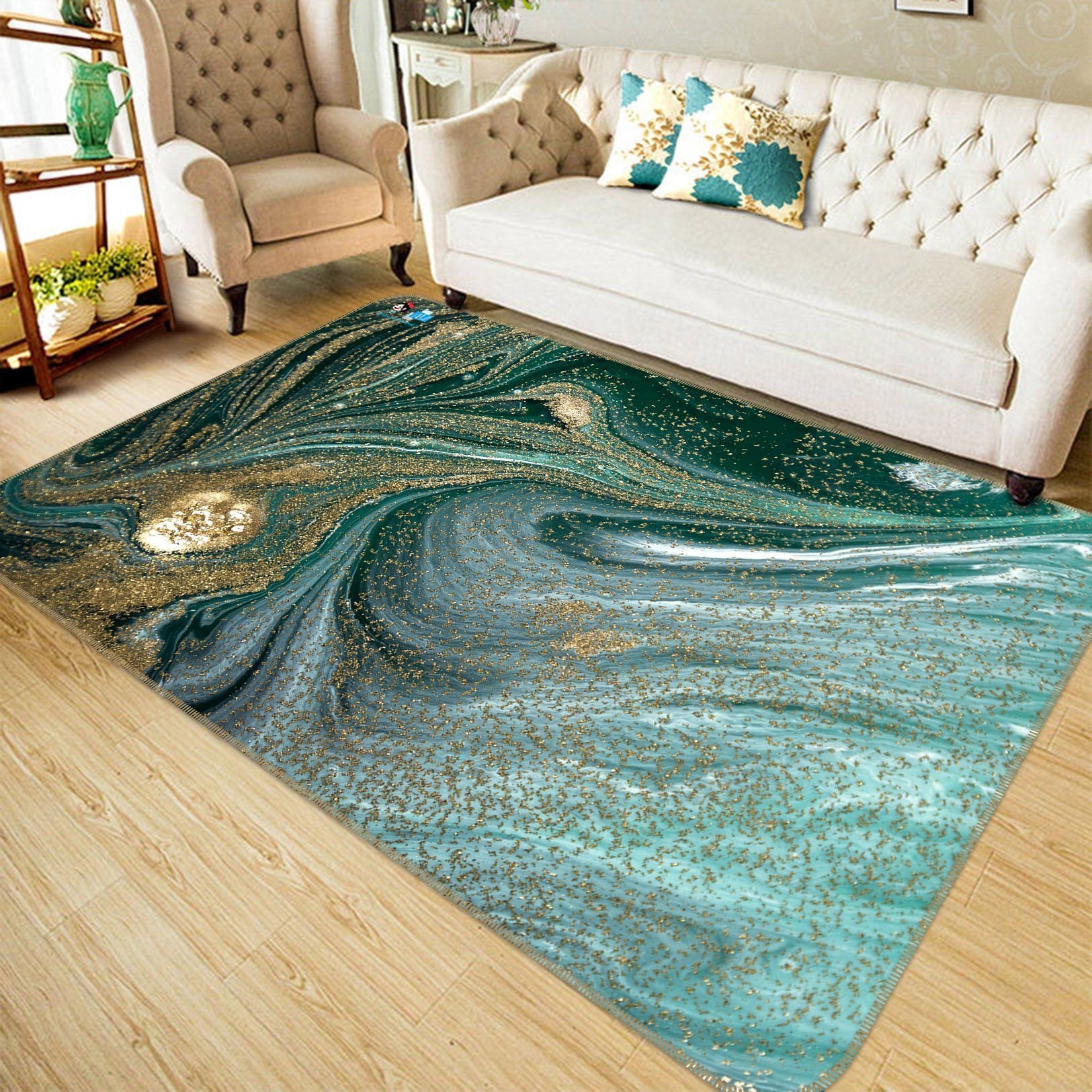 3D Flow Mark 2793 Non Slip Rug Mat Mat AJ Creativity Home 