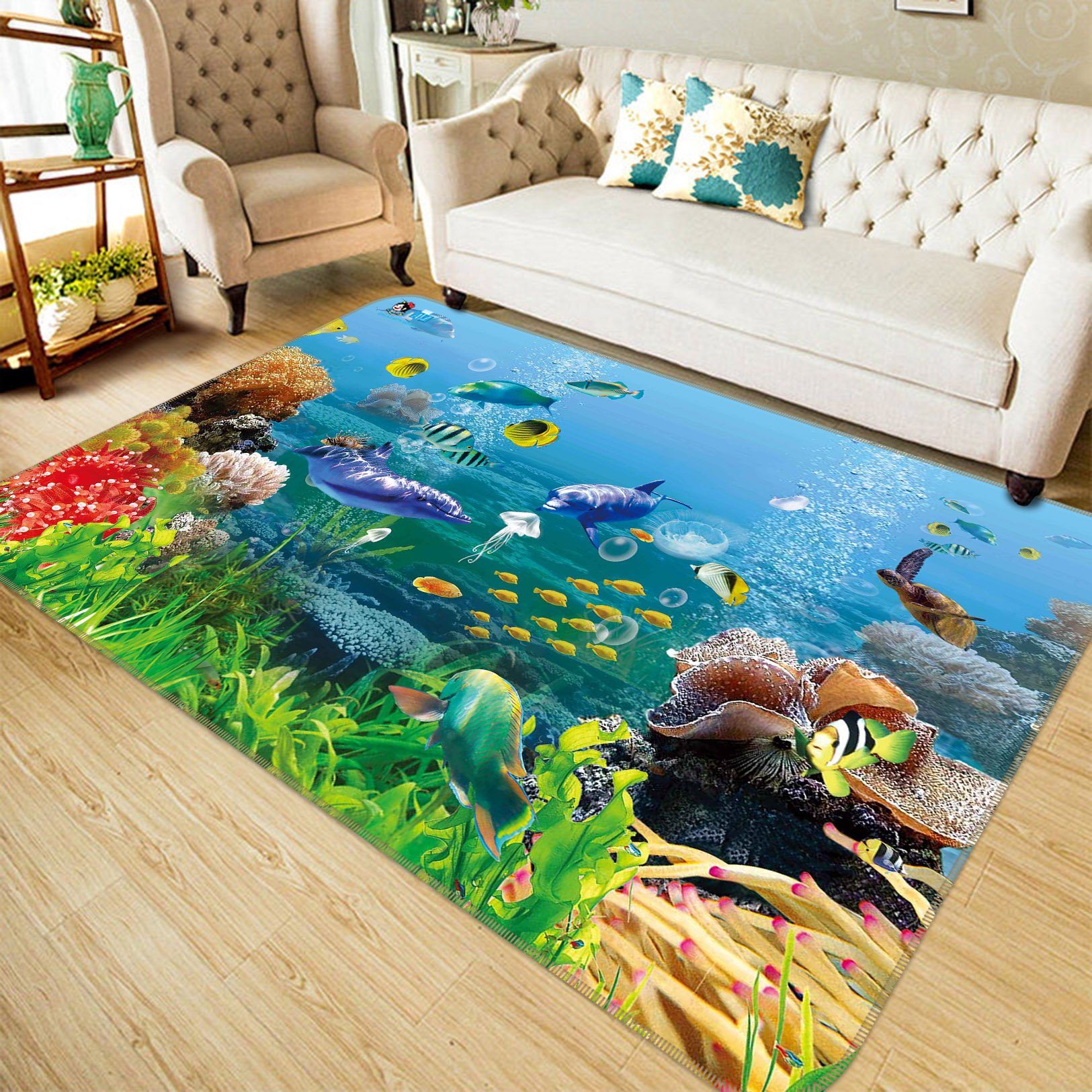 3D Magical Ocean World 274 Non Slip Rug Mat Mat AJ Creativity Home 