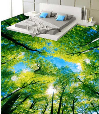 3D Big Tree 370 Floor Mural Wallpaper AJ Wallpaper 2 