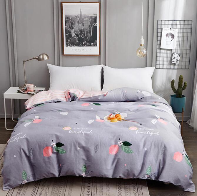 3D Gray Background Peach 3127 Bed Pillowcases Quilt