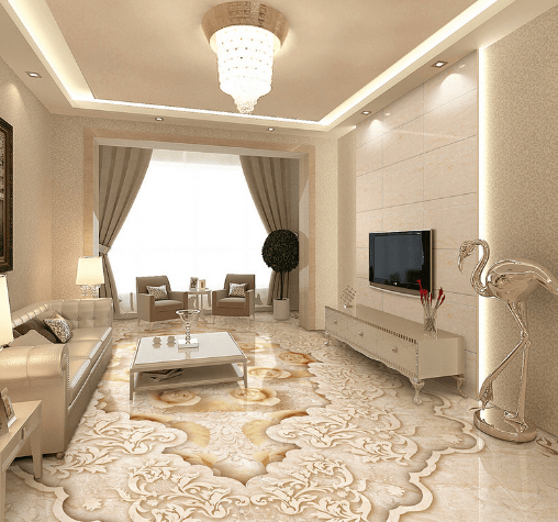 3D Little Yellow Flower 119 Floor Mural Wallpaper AJ Wallpaper 2 