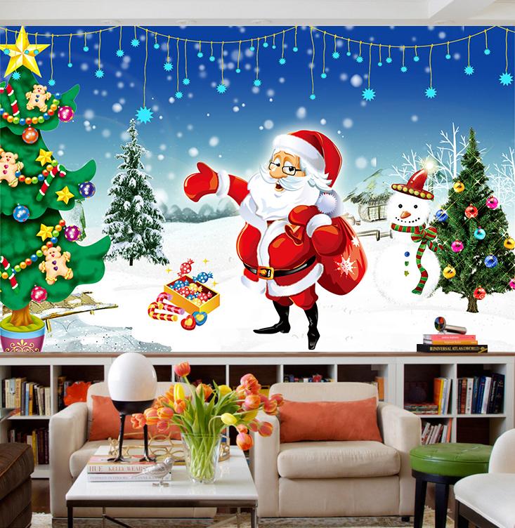 3D Old People Christmas 018 Wallpaper AJ Wallpaper 