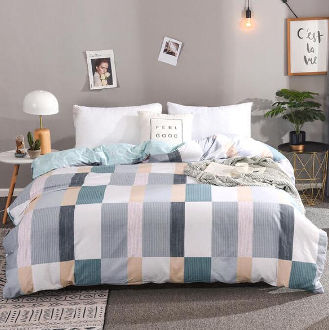 3D Cube Splicing 4184 Bed Pillowcases Quilt