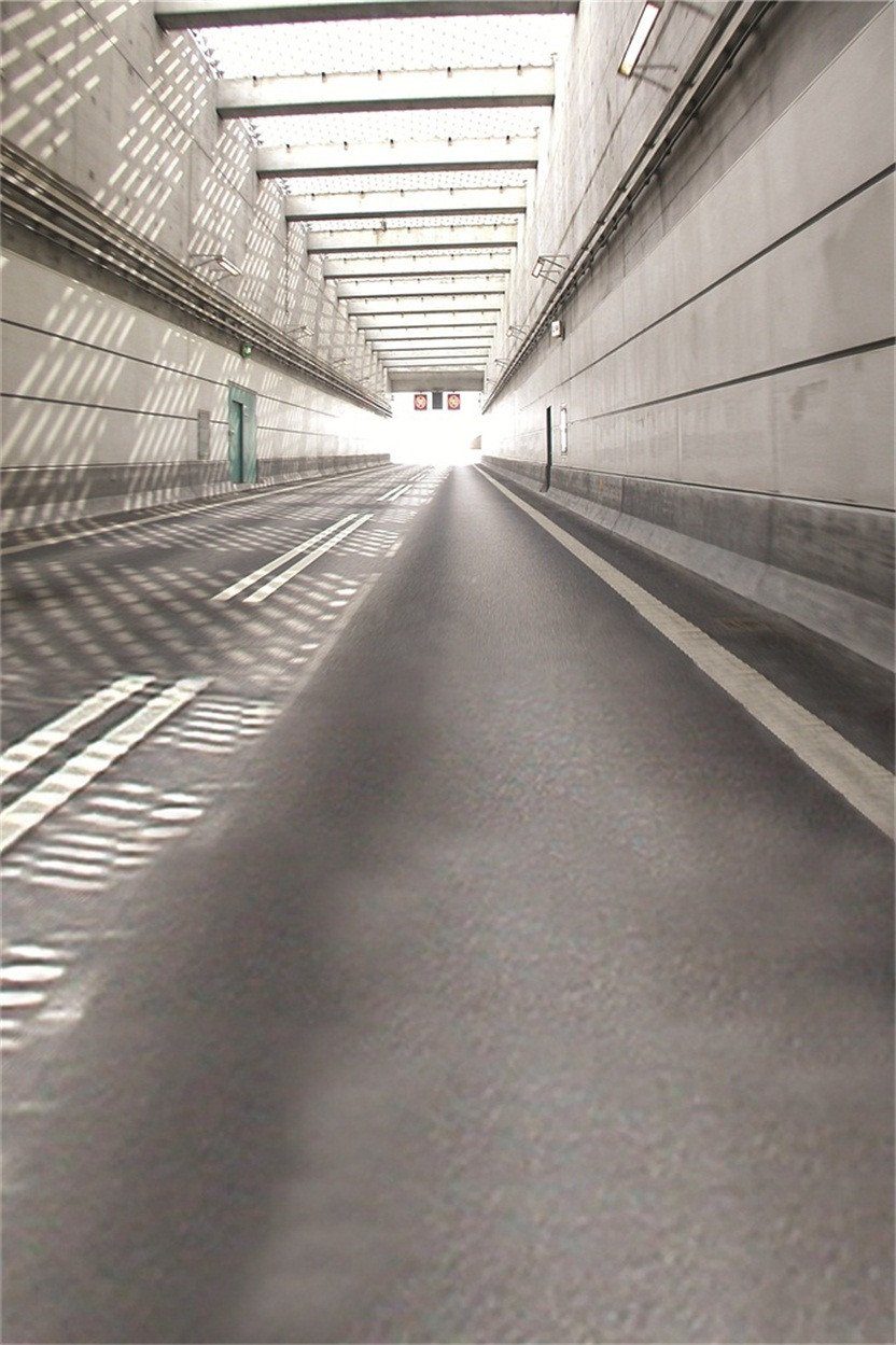 3D tunnel overhead door mural Wallpaper AJ Wallpaper 