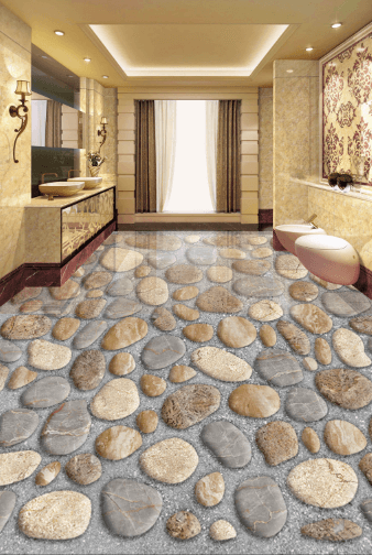 3D Stone 141 Floor Mural Wallpaper AJ Wallpaper 2 