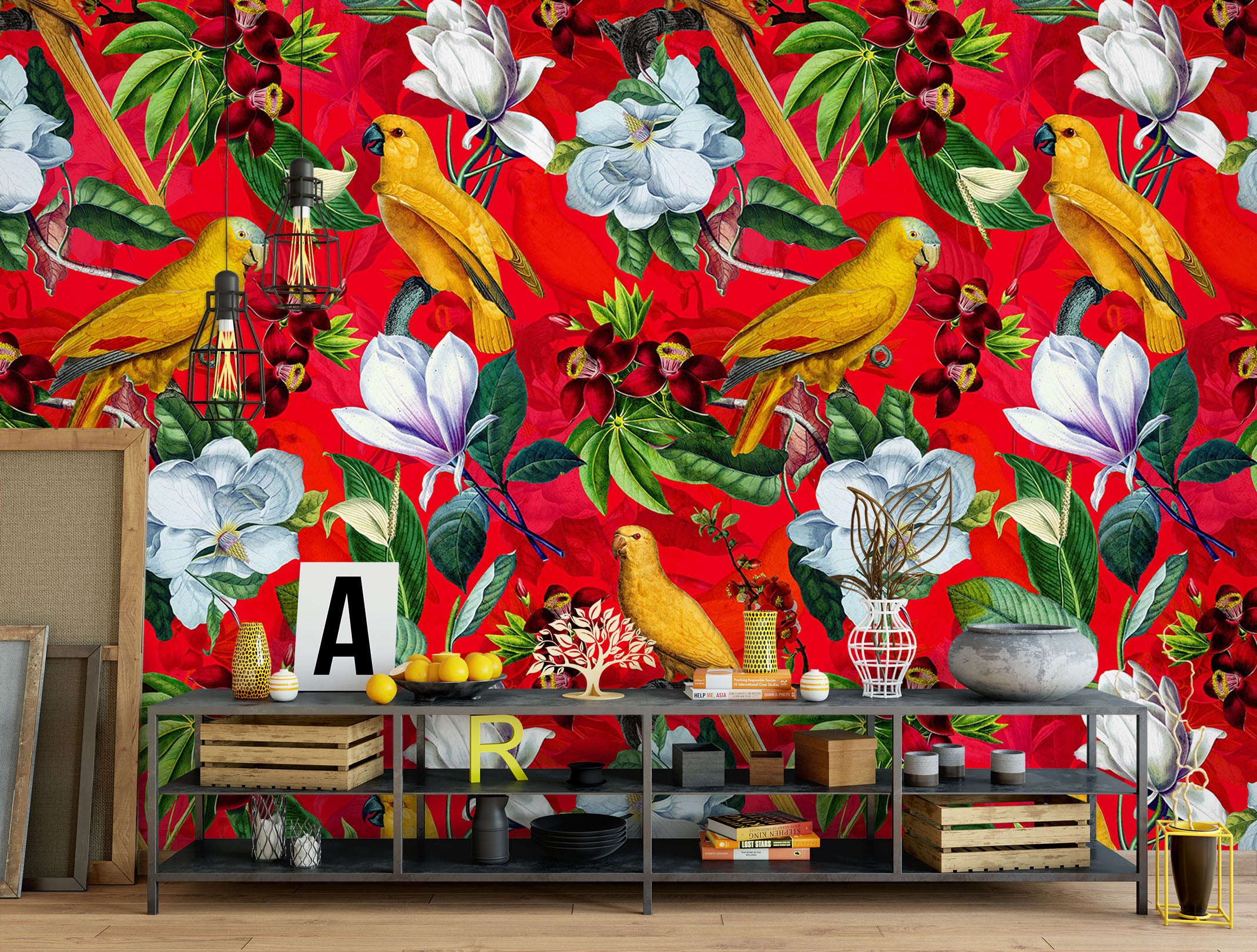 3D Bright Flowers 139 Uta Naumann Wall Mural Wall Murals