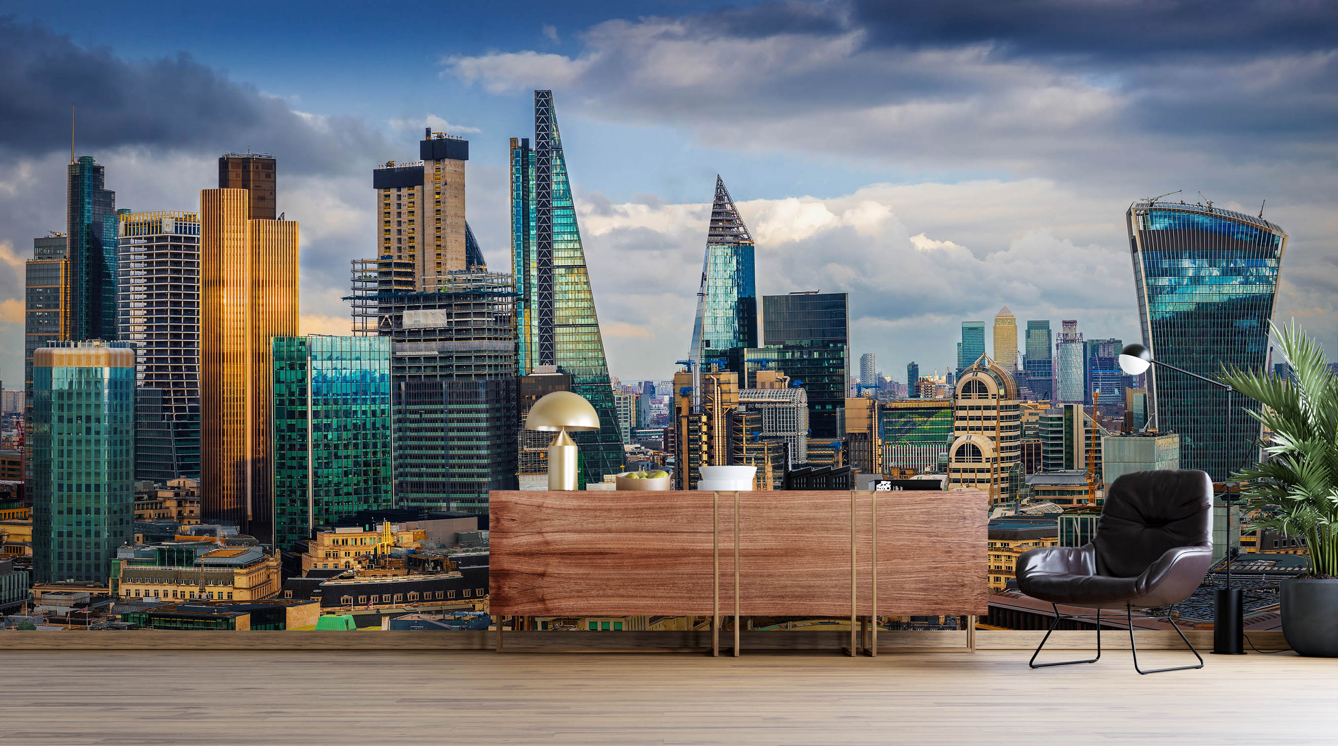 3D High-Rise Building 58170 Wall Murals