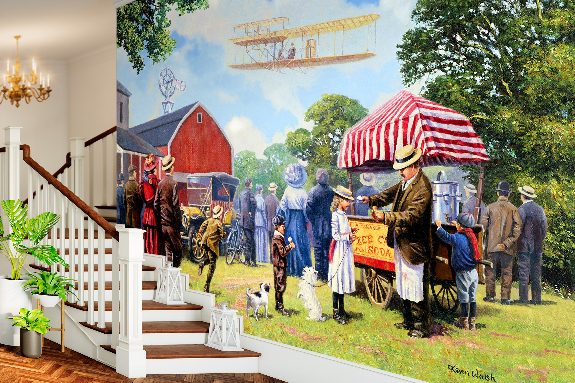 3D Lawn People 119 Kevin Walsh Wall Mural Wall Murals