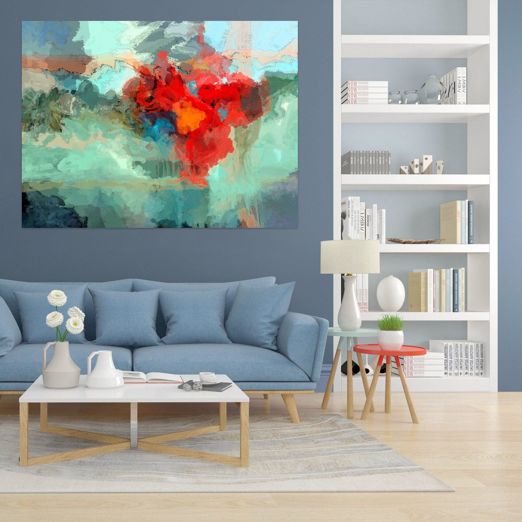 3D Red Flame 042 Michael Tienhaara Wall Sticker Wallpaper AJ Wallpaper 2 