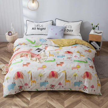 3D Colorful Animals 4192 Bed Pillowcases Quilt