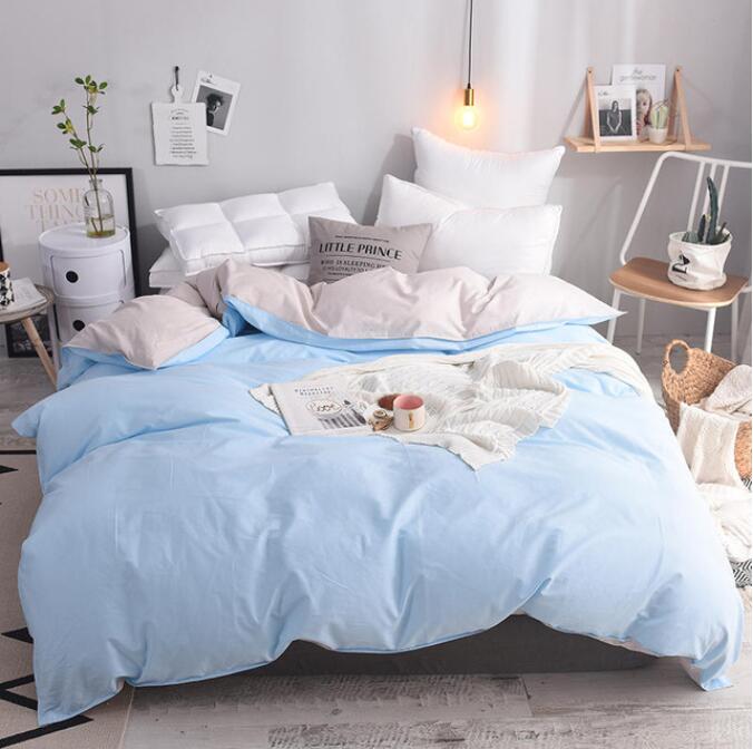 3D Light Blue 3098 Bed Pillowcases Quilt