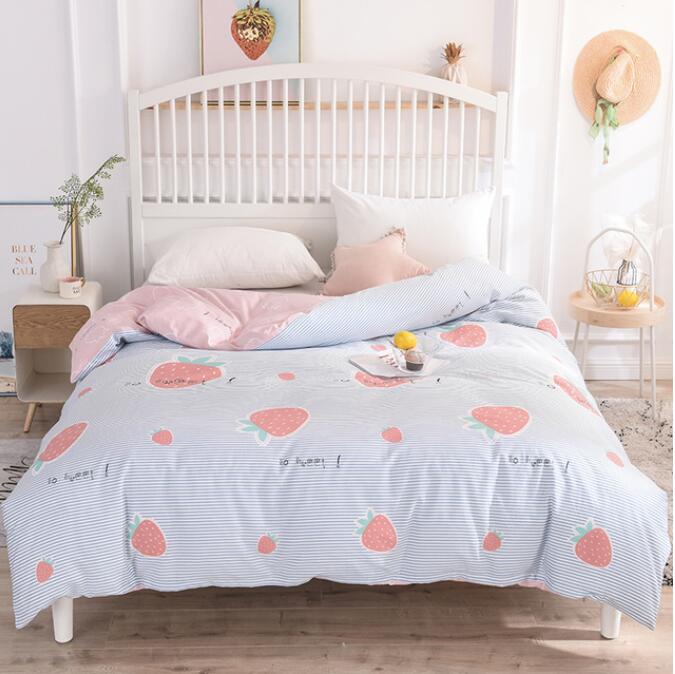 3D Big Strawberry 4102 Bed Pillowcases Quilt