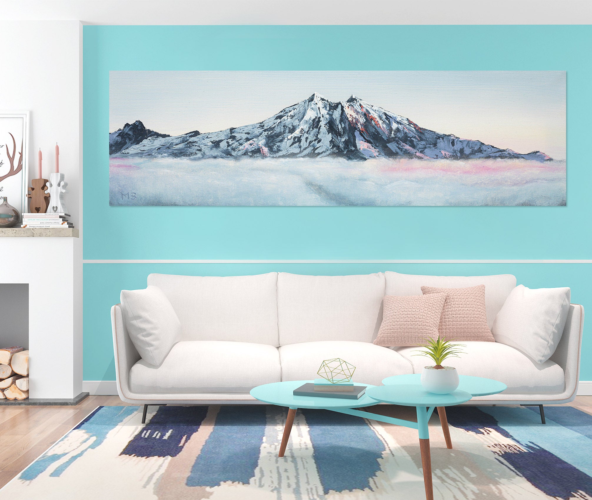 3D Mountain Fog 4561 Marina Zotova Wall Sticker