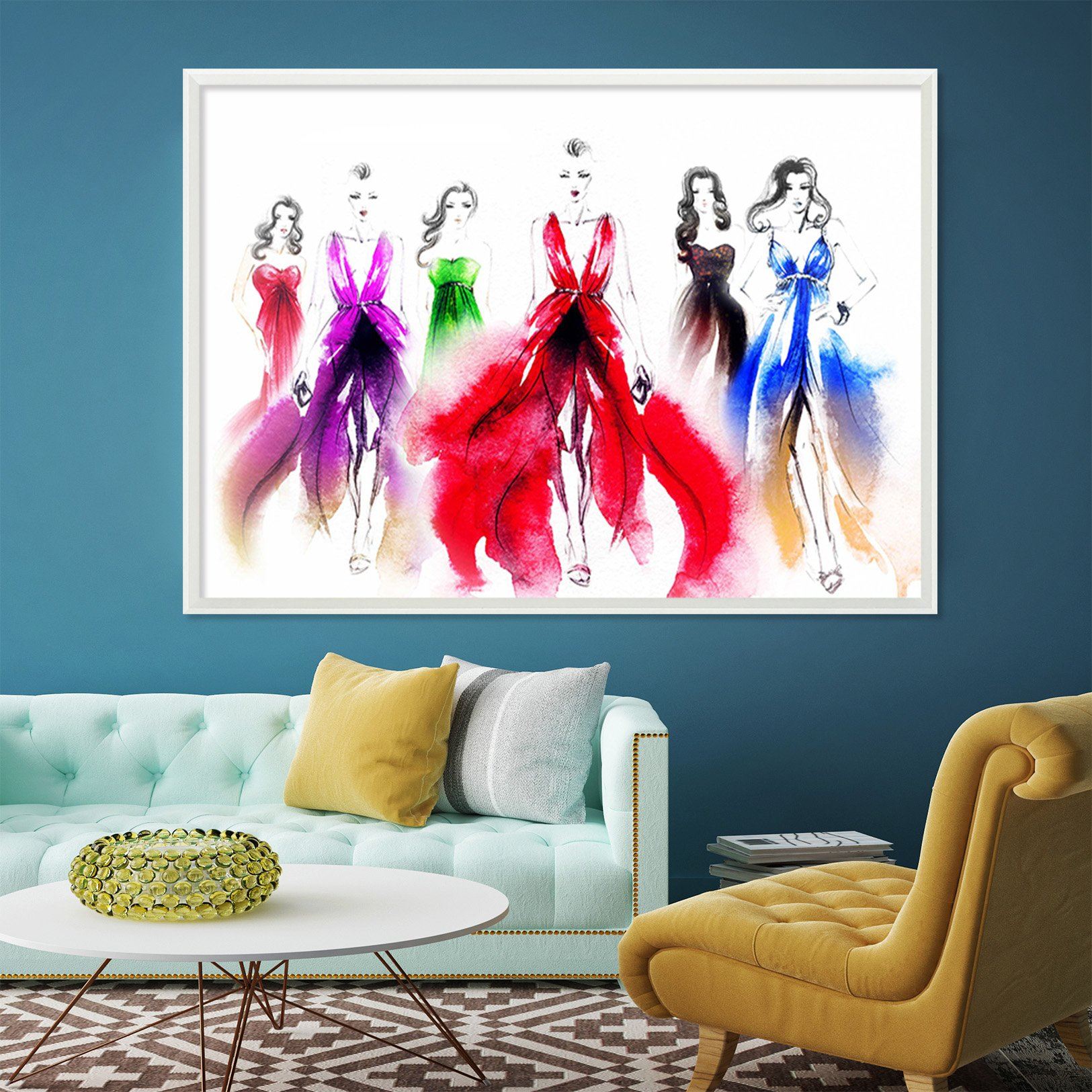 3D Gift Color 083 Fake Framed Print Painting Wallpaper AJ Creativity Home 