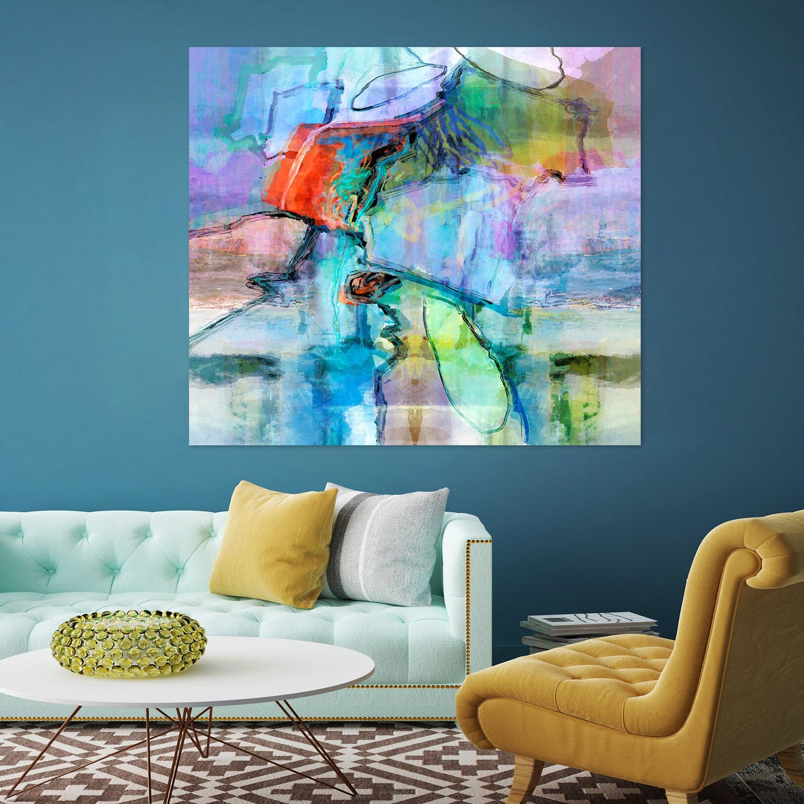 3D Colorful Pool 019 Michael Tienhaara Wall Sticker Wallpaper AJ Wallpaper 2 