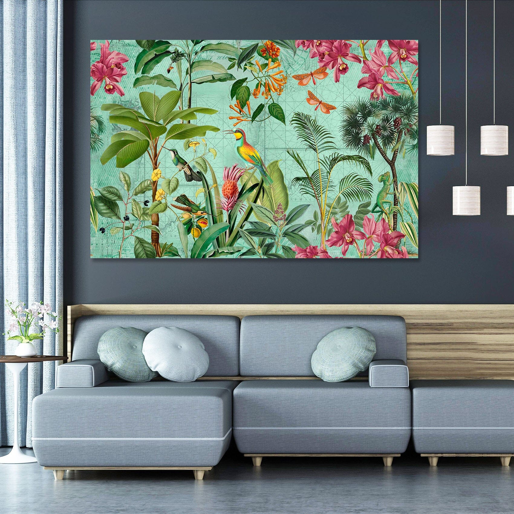 3D Bird Paradise 123 Andrea haase Wall Sticker Wallpaper AJ Wallpaper 2 