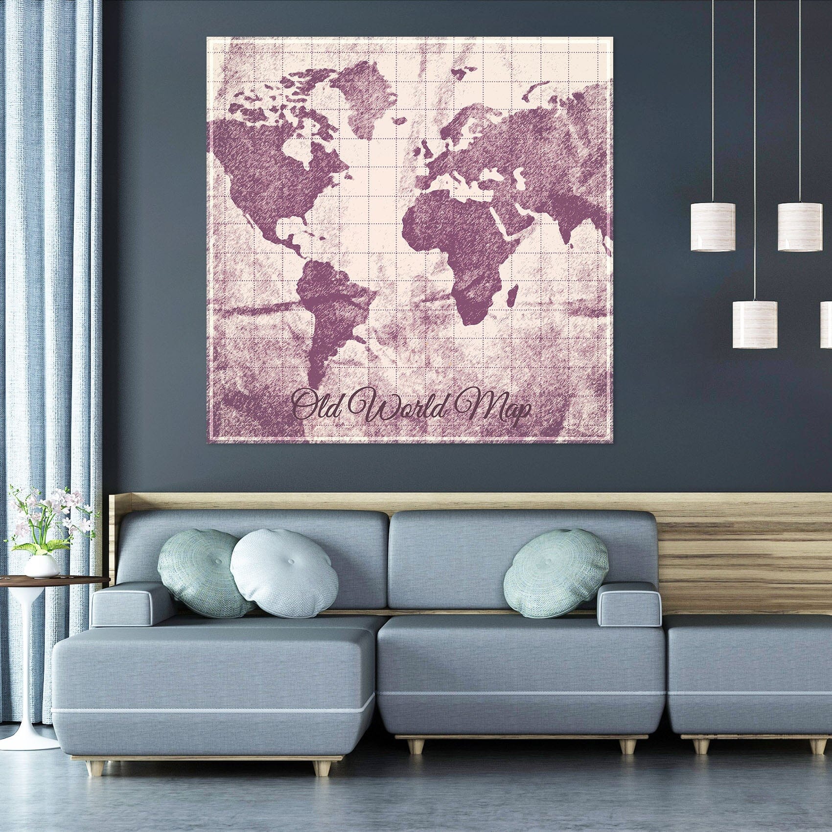 3D Africa Land 001 World Map Wall Sticker Wallpaper AJ Wallpaper 2 