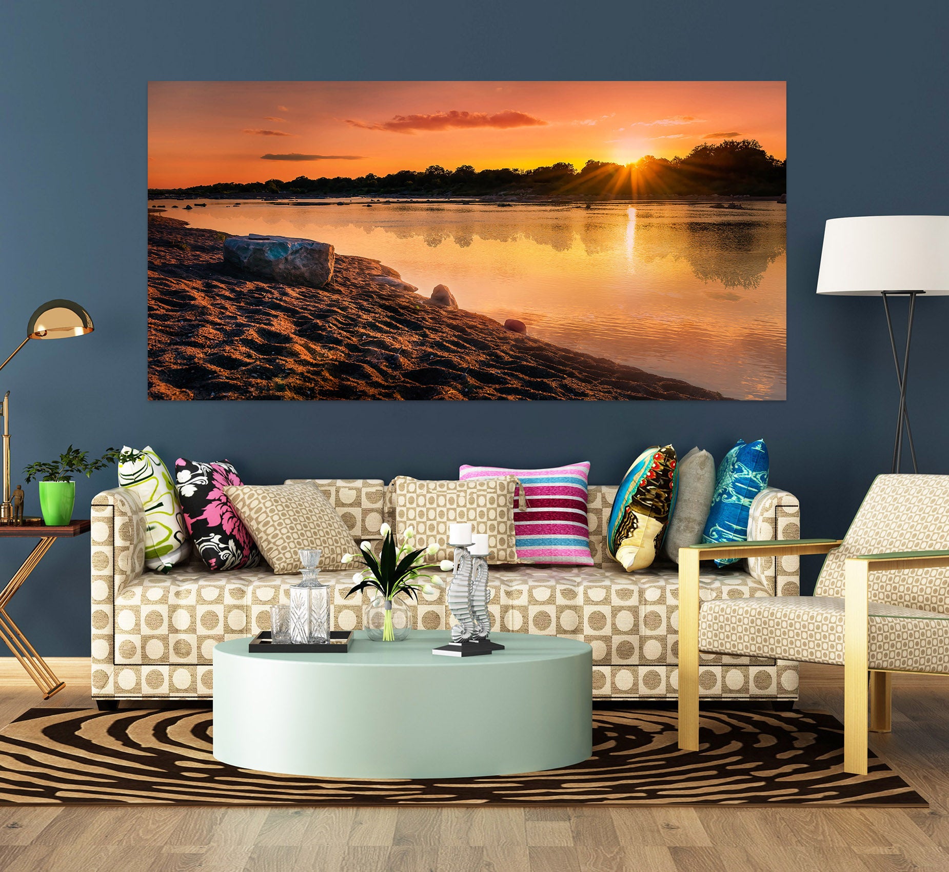 3D Lake Sunshine 4024 Beth Sheridan Wall Sticker