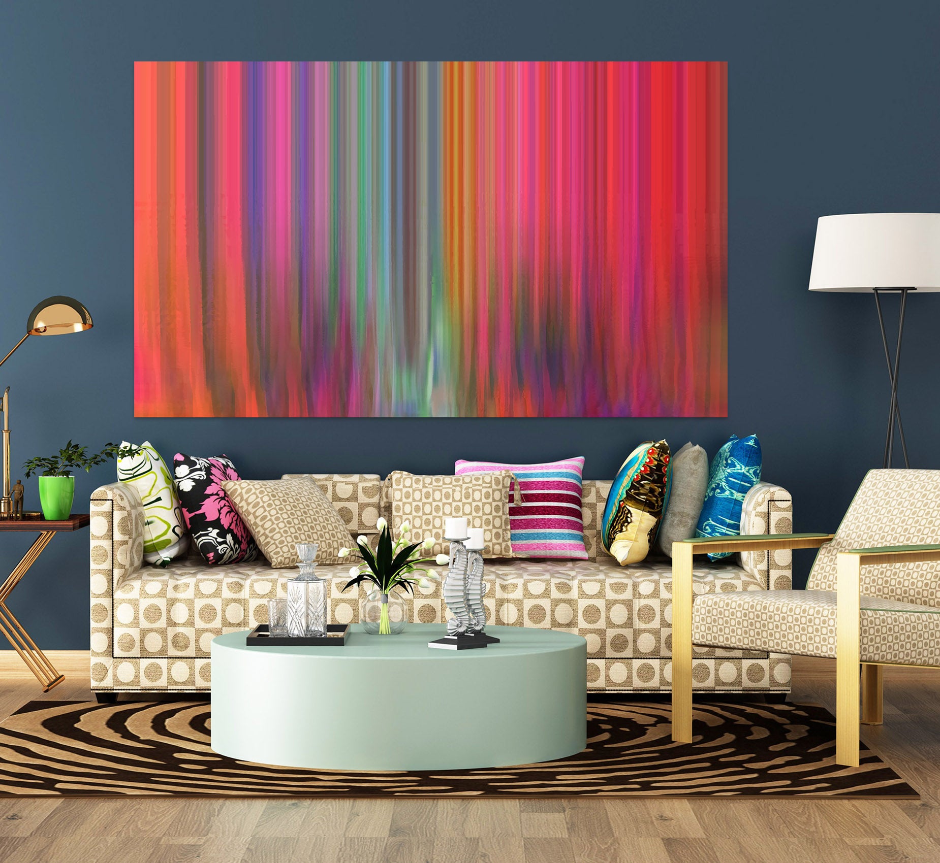 3D Abstract Color 70129 Shandra Smith Wall Sticker