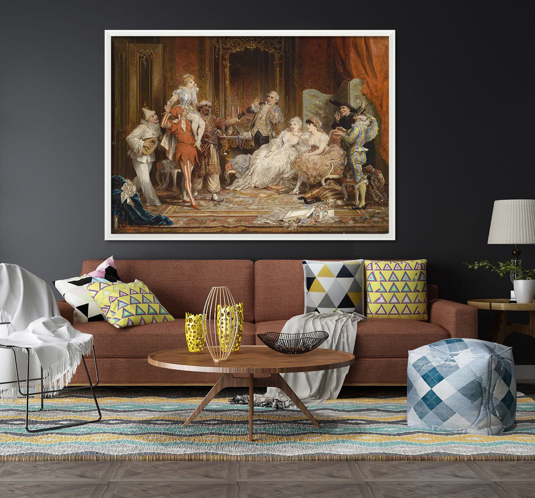 3D To Lift 047 Fake Framed Print Painting Wallpaper AJ Creativity Home 