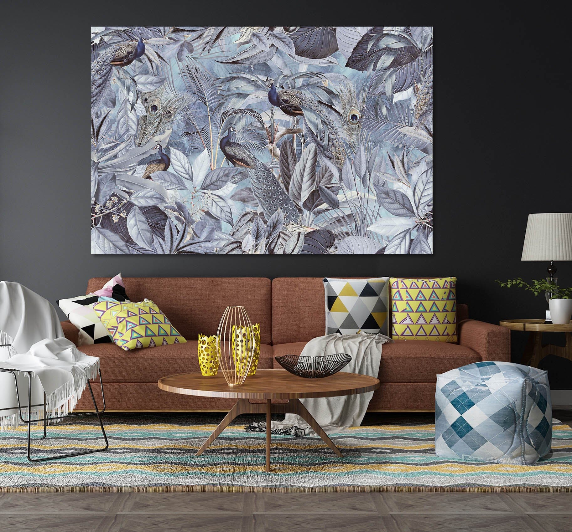 3D Green Leaves 107 Andrea haase Wall Sticker Wallpaper AJ Wallpaper 2 