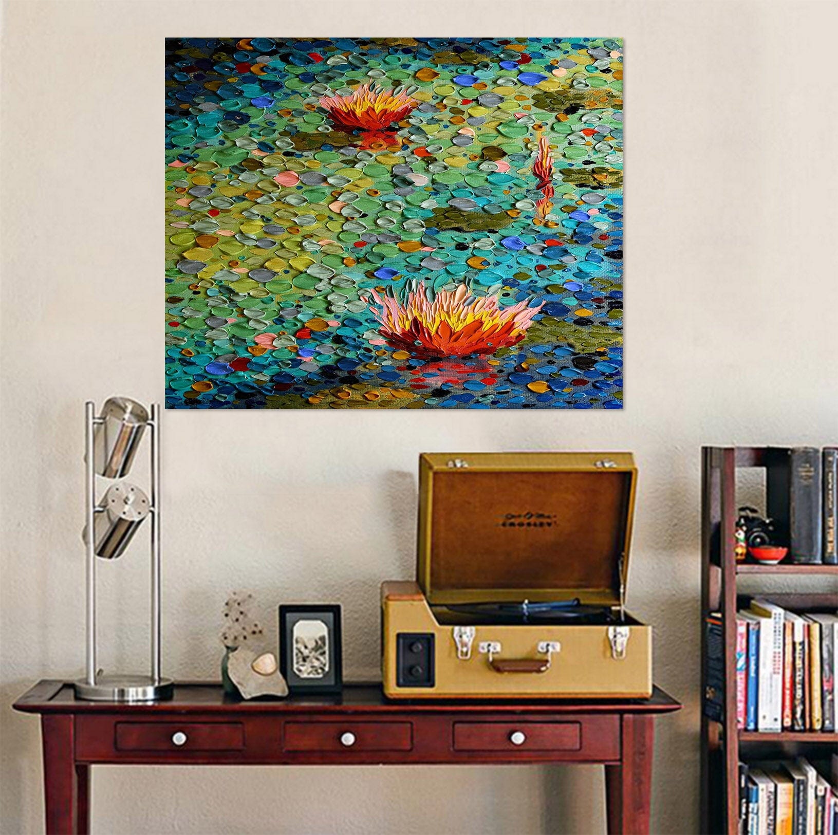 3D Lotus Light 026 Dena Tollefson Wall Sticker Wallpaper AJ Wallpaper 2 