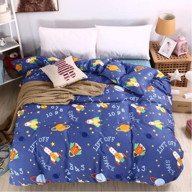 3D Rocket 3157 Bed Pillowcases Quilt