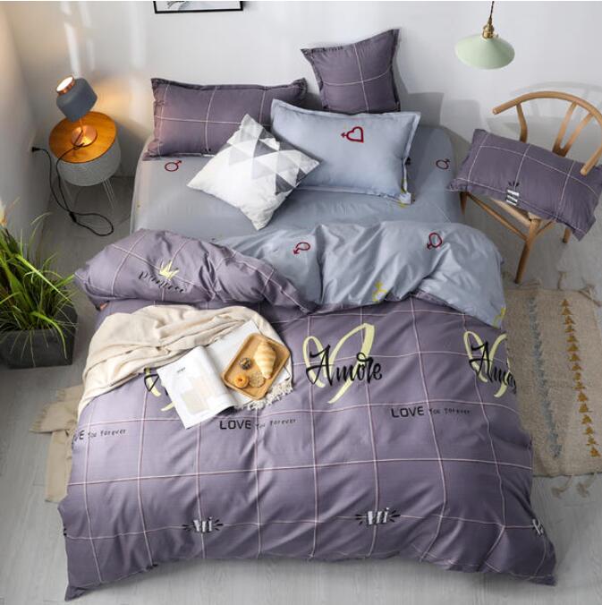 3D Dark Gray 3198 Bed Pillowcases Quilt