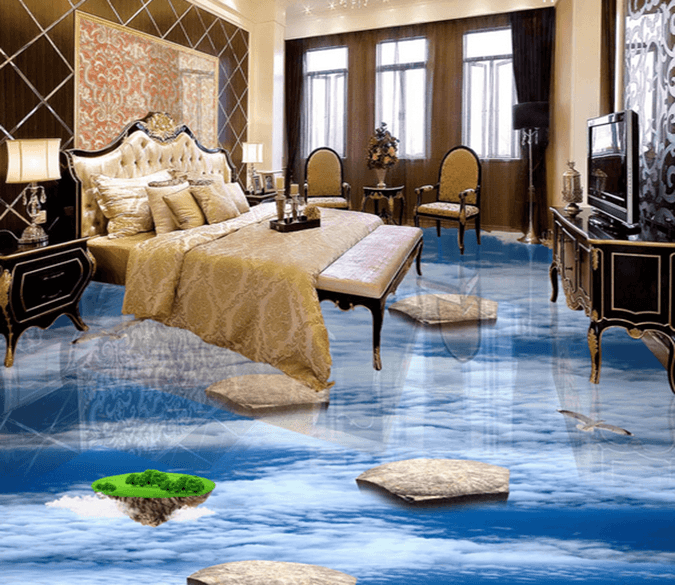 3D Sky 157 Floor Mural Wallpaper AJ Wallpaper 2 