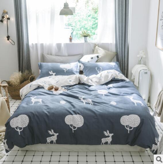 3D Deer Tree 15203 Bed Pillowcases Quilt