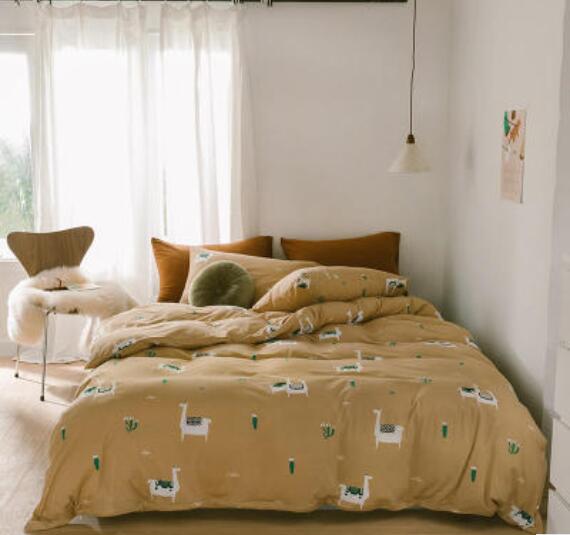 3D Brown Alpaca 17139 Bed Pillowcases Quilt