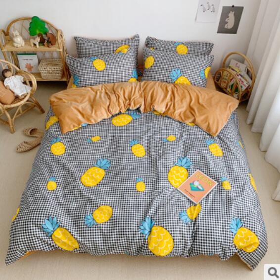 3D Pineapple 18042 Bed Pillowcases Quilt