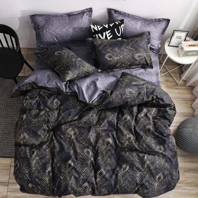 3D Dark Flower 5169 Bed Pillowcases Quilt