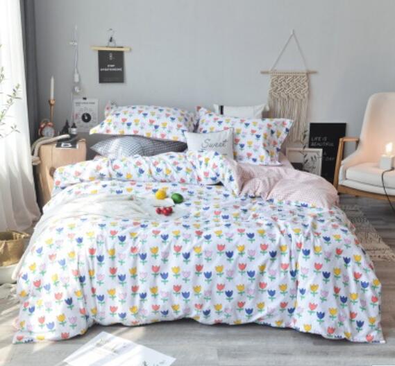 3D Colored Flowers 14135 Bed Pillowcases Quilt