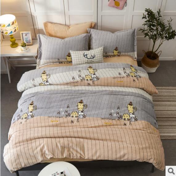 3D Cartoon Cat Stripes 20173 Bed Pillowcases Quilt