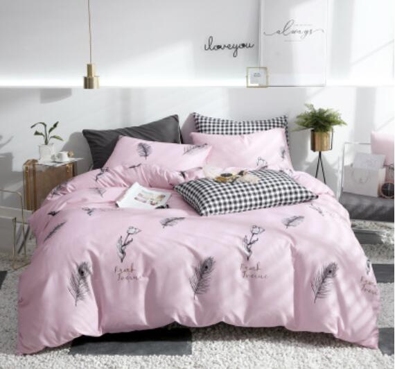 3D Flower Peacock Feather 16059 Bed Pillowcases Quilt