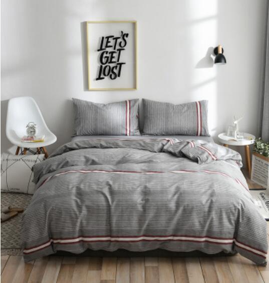 3D Dark Gray 17191 Bed Pillowcases Quilt