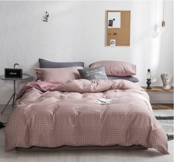 3D Pink Small Lattice 30237 Bed Pillowcases Quilt