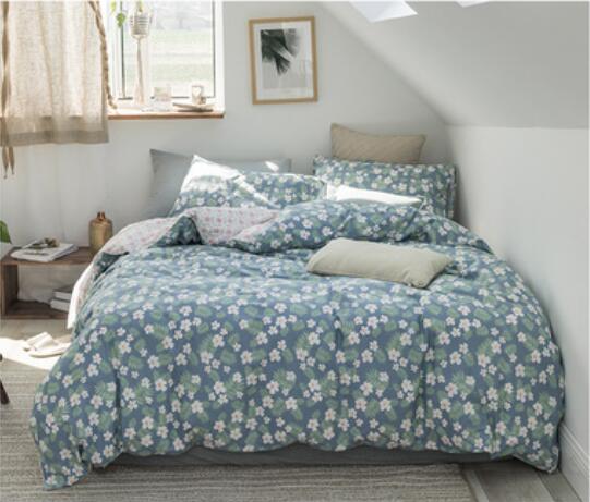 3D Blue Daisy Pattern 20226 Bed Pillowcases Quilt