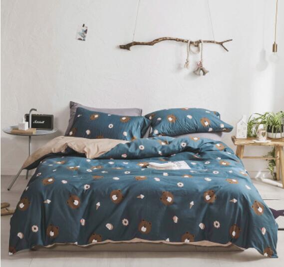 3D Bear Head 30238 Bed Pillowcases Quilt