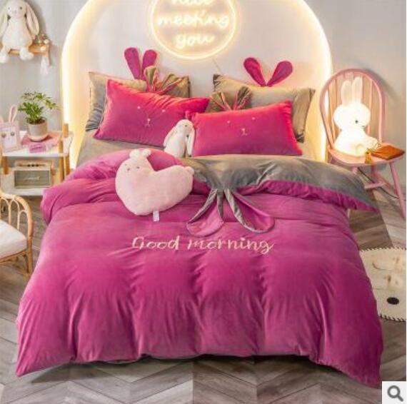3D Rose Red 17045 Bed Pillowcases Quilt